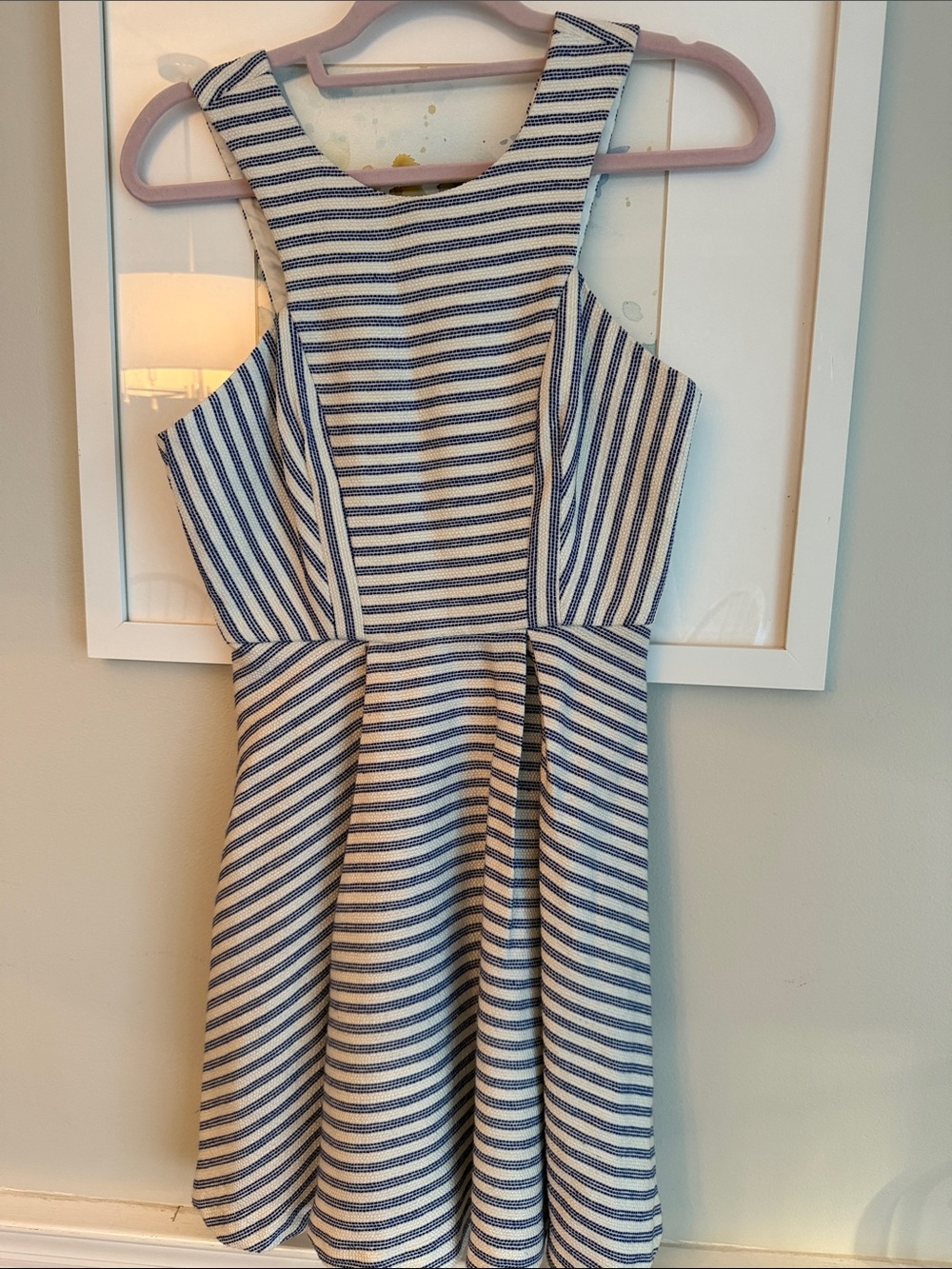 Women’s Striped Blue and White Tank Dress summer dress